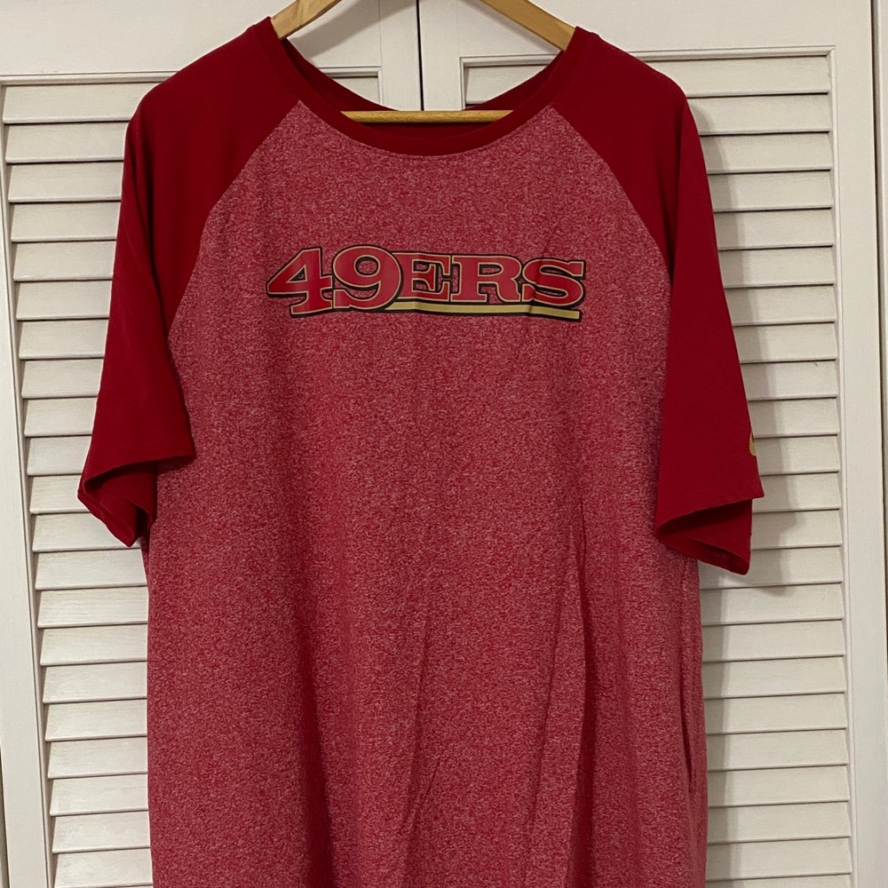 49ers Red Short Sleeve Men's Tee